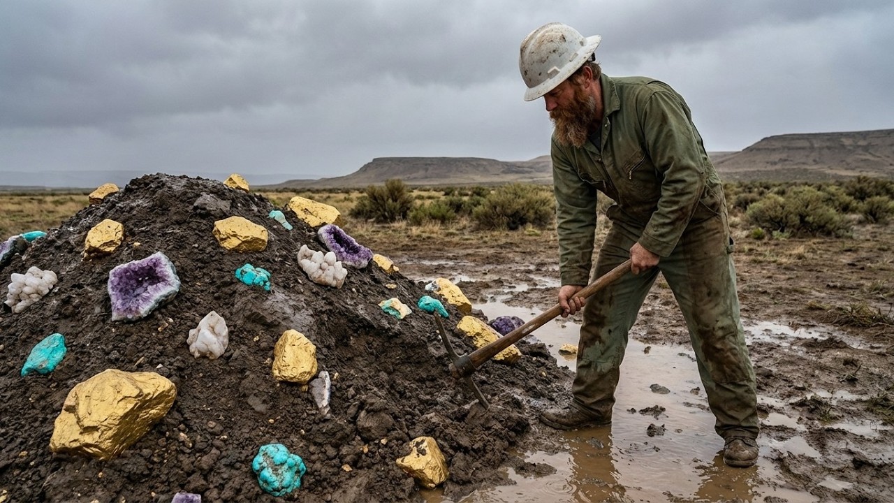 Hidden Treasure Found in the Wild! Gold Nuggets & Stunning Gems Revealed