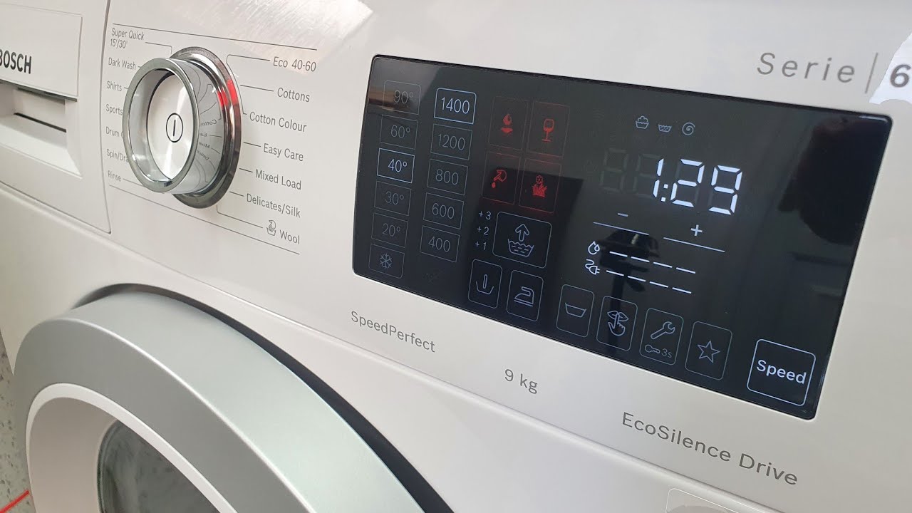 Bosch Serie 6 - Cottons 40° Speed (Full Cycle)