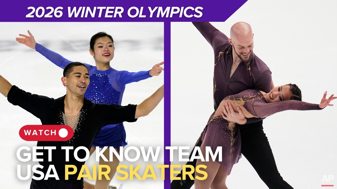 Meet some of the Team USA figure skating pairs competing in the 2026 Olympics
