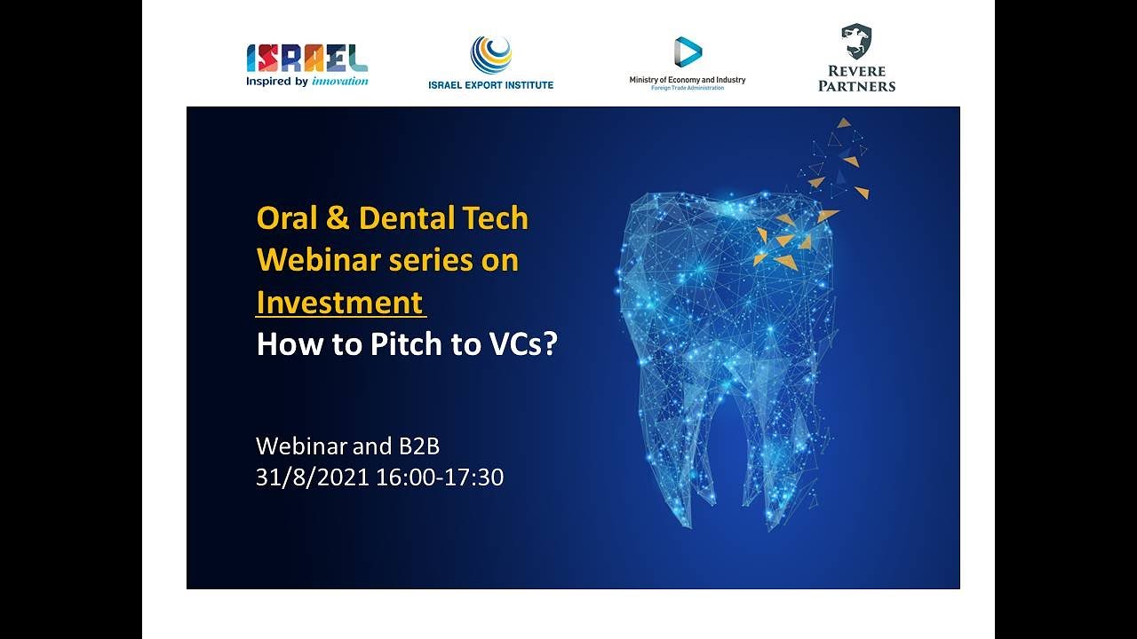 Dental Sector- How to pitch to VCs by Dr Jeremy Krell