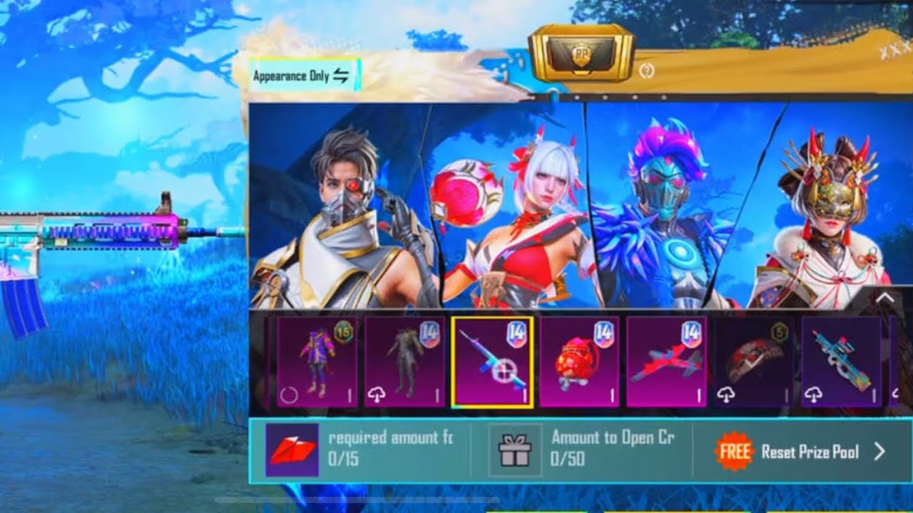 PubgMobile Royale Pass (RP ) Crate opening 🔥9Mini Materials For Free 🔥🔥👀