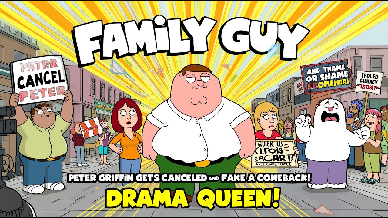 Family Guy - Peter Griffin Gets CANCELLED... and Tries to Fake a Comeback!