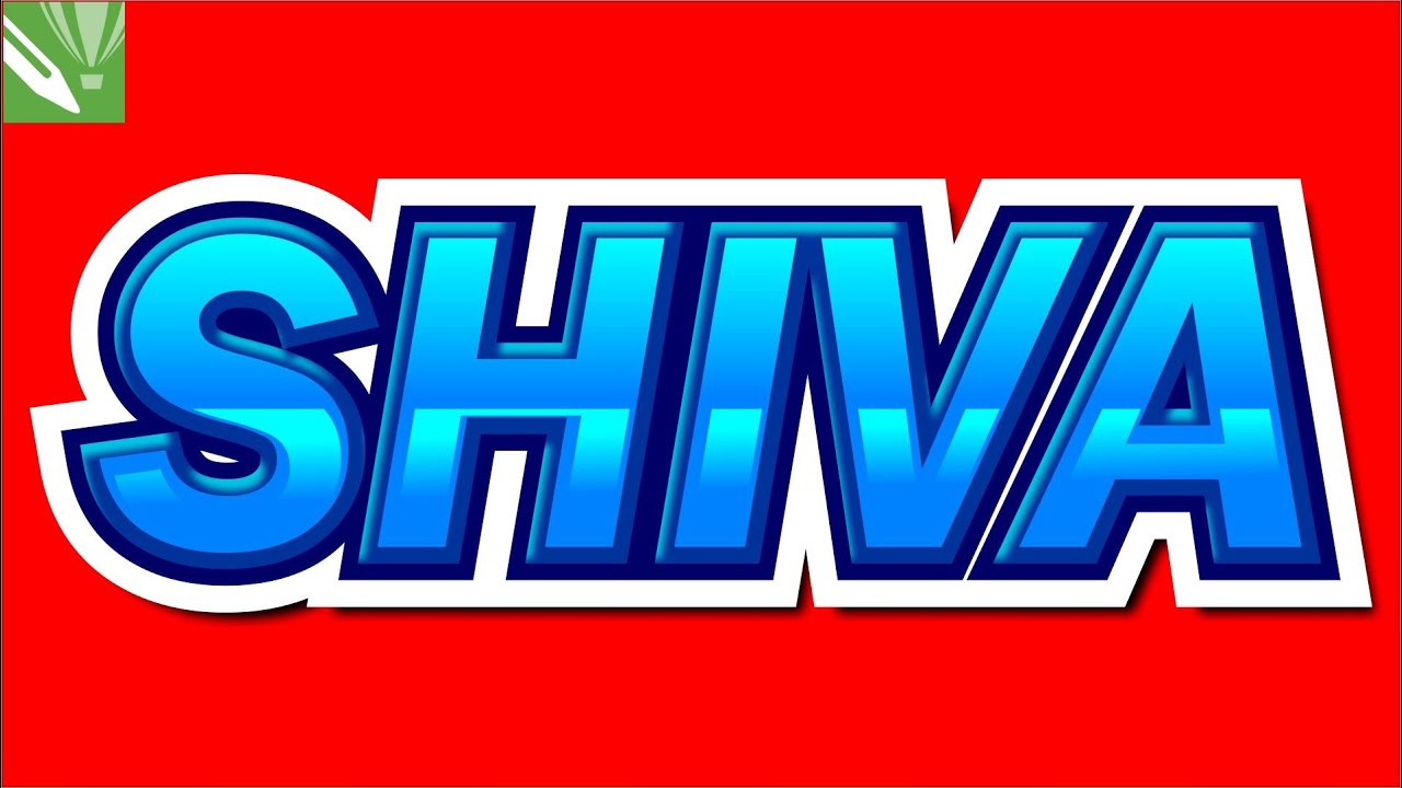 Create 3D Text in Coreldraw X7 in Hindi