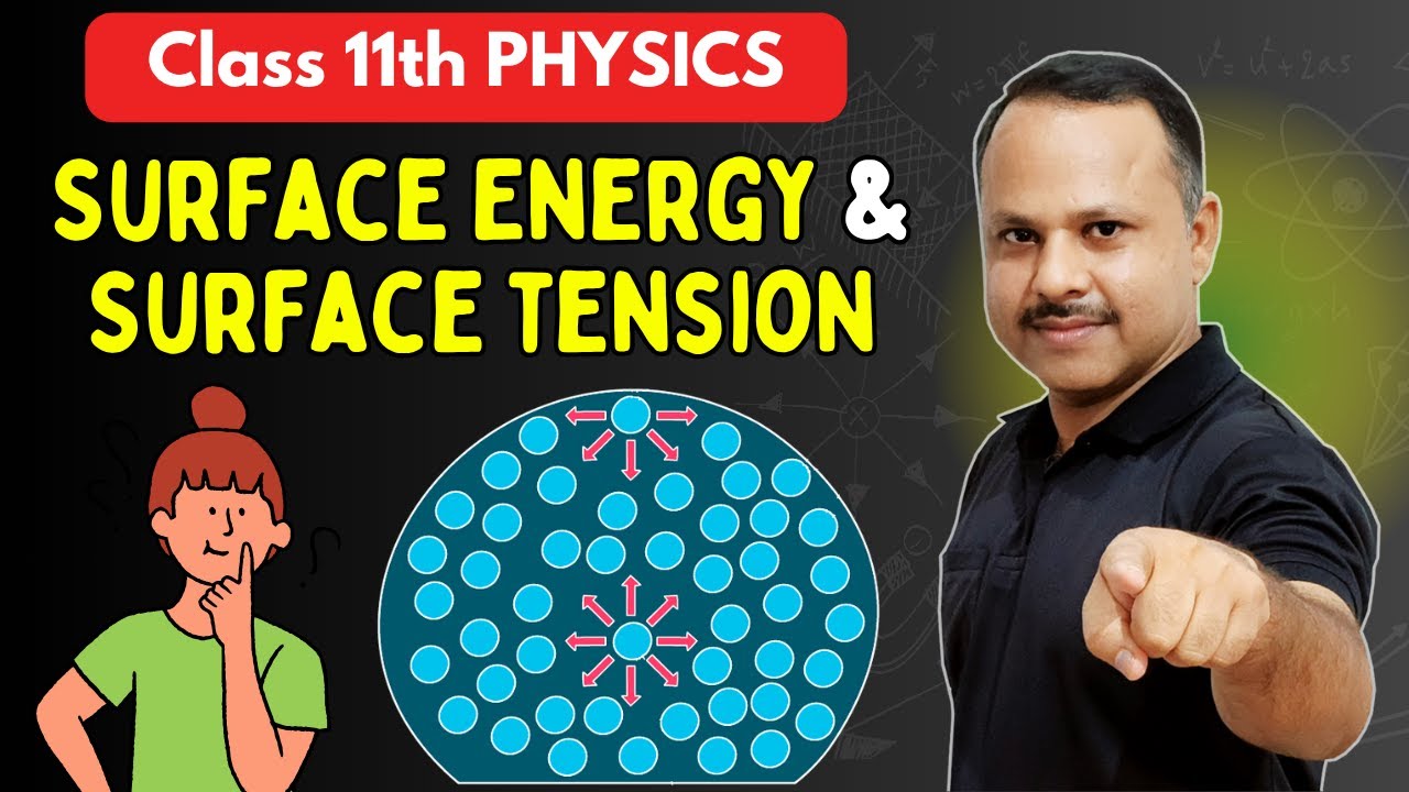 Surface Energy and Surface tension | 11th Physics #neet #cbse