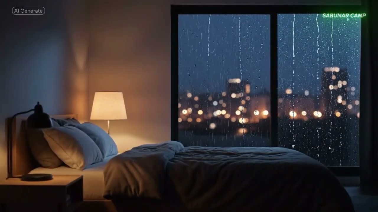 Listen to Quran While Sleeping 🌧️ Night Rain Ambience, Most Beautiful And Peacefull Heart Touching Q