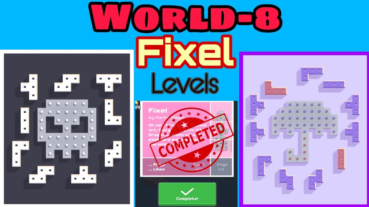 🔴Fancade🔴|| World 8 || Fixel level 13,14,15,16,17 ||completed|| Arpit Guru