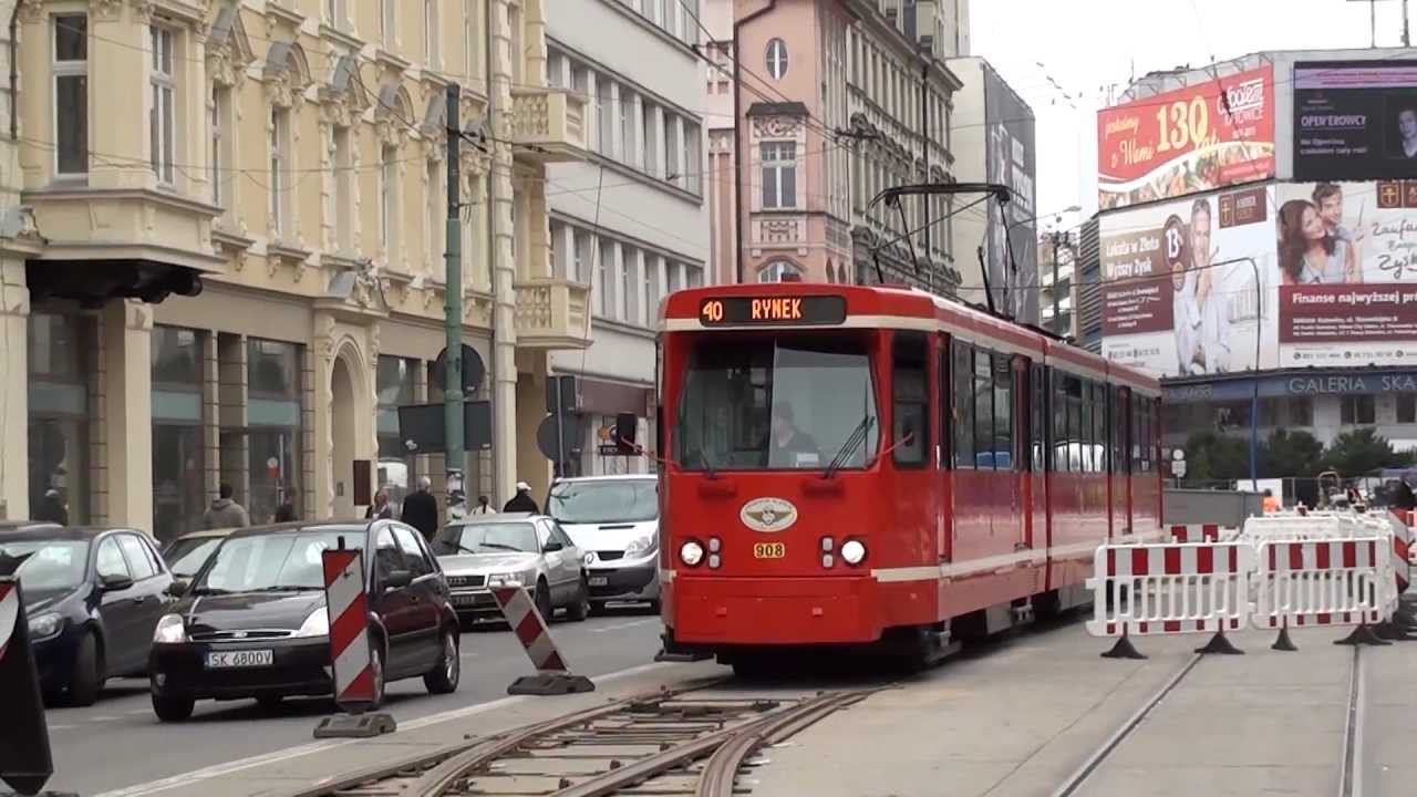 (26.06.12) Tramwaje na rynku w Katowicach