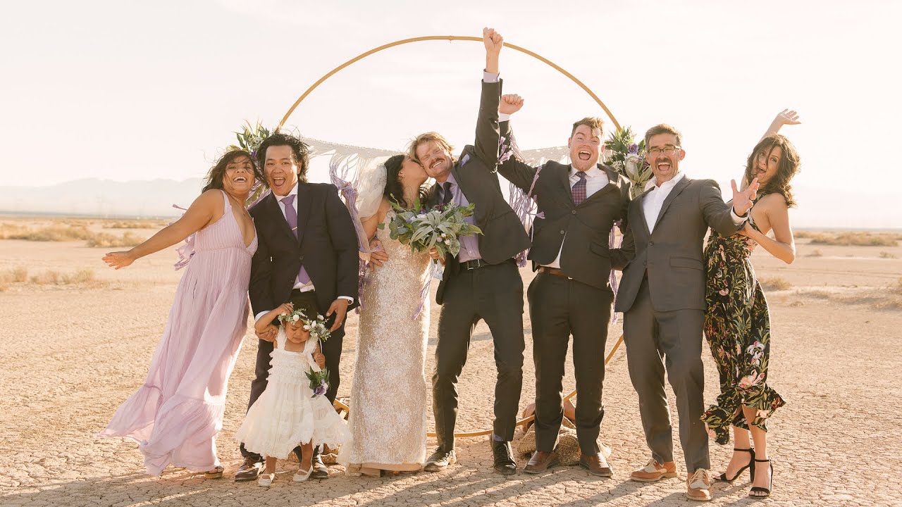 Jon & Larissa's Las Vegas Dry Lake Bed Wedding Video