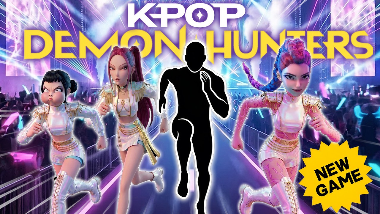 4K 🎤K-Pop Demon Hunters Run🎸 | POV Immersive Interactive Warm-up | Viral Challenge | Fun Workout |