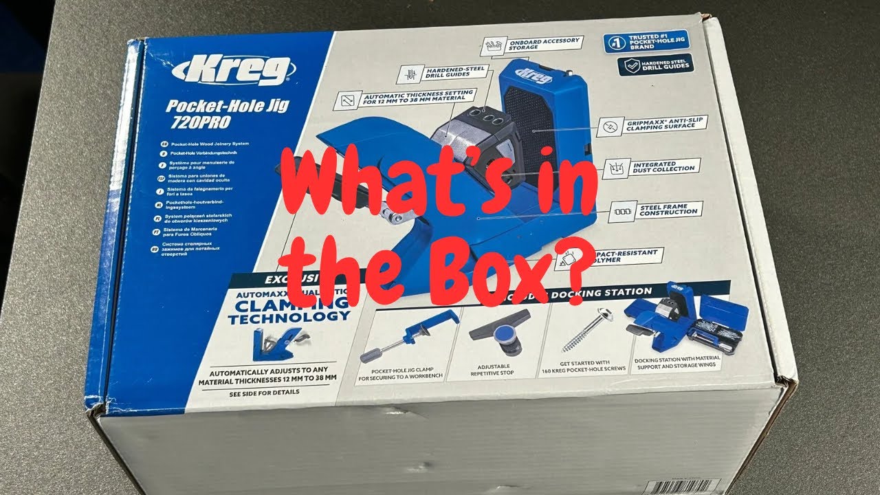 Kreg 720 Pro unboxing - Is this the best Pocket Hole Jig?