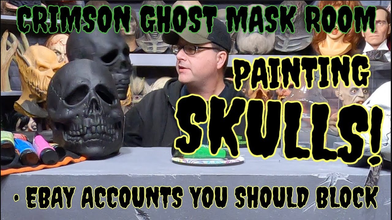 Crimson Ghost Mask Room PAINTING TOTS DON POST SKULLS • EBAY LOSERS TO BLOCK