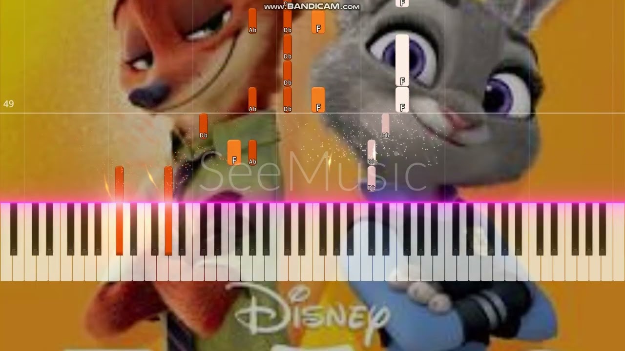 Try Everything (zootopia) (piano cover) remasterd