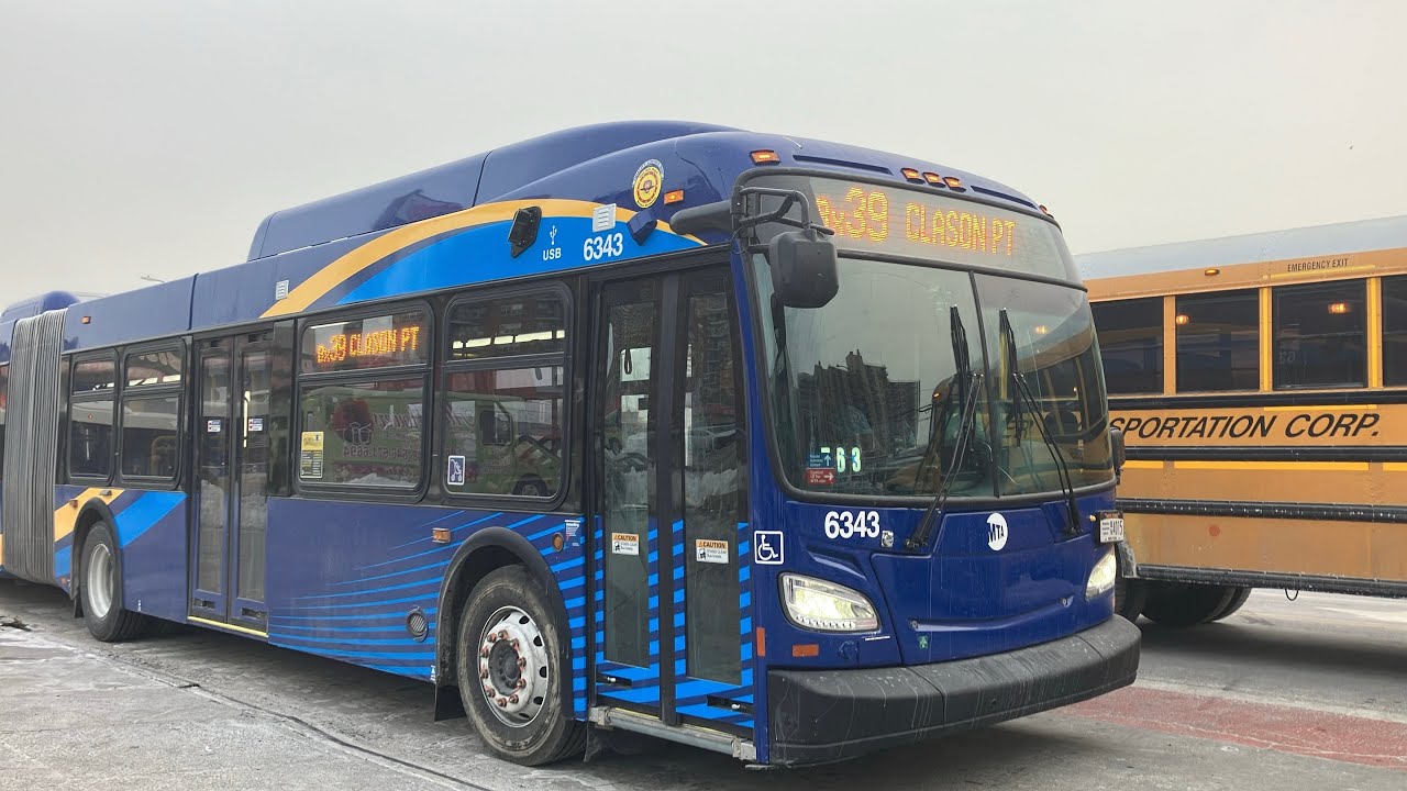 BX39 6343 ride from White Plains Rd/ Westchester Ave to White Plains Rd/ Story Ave