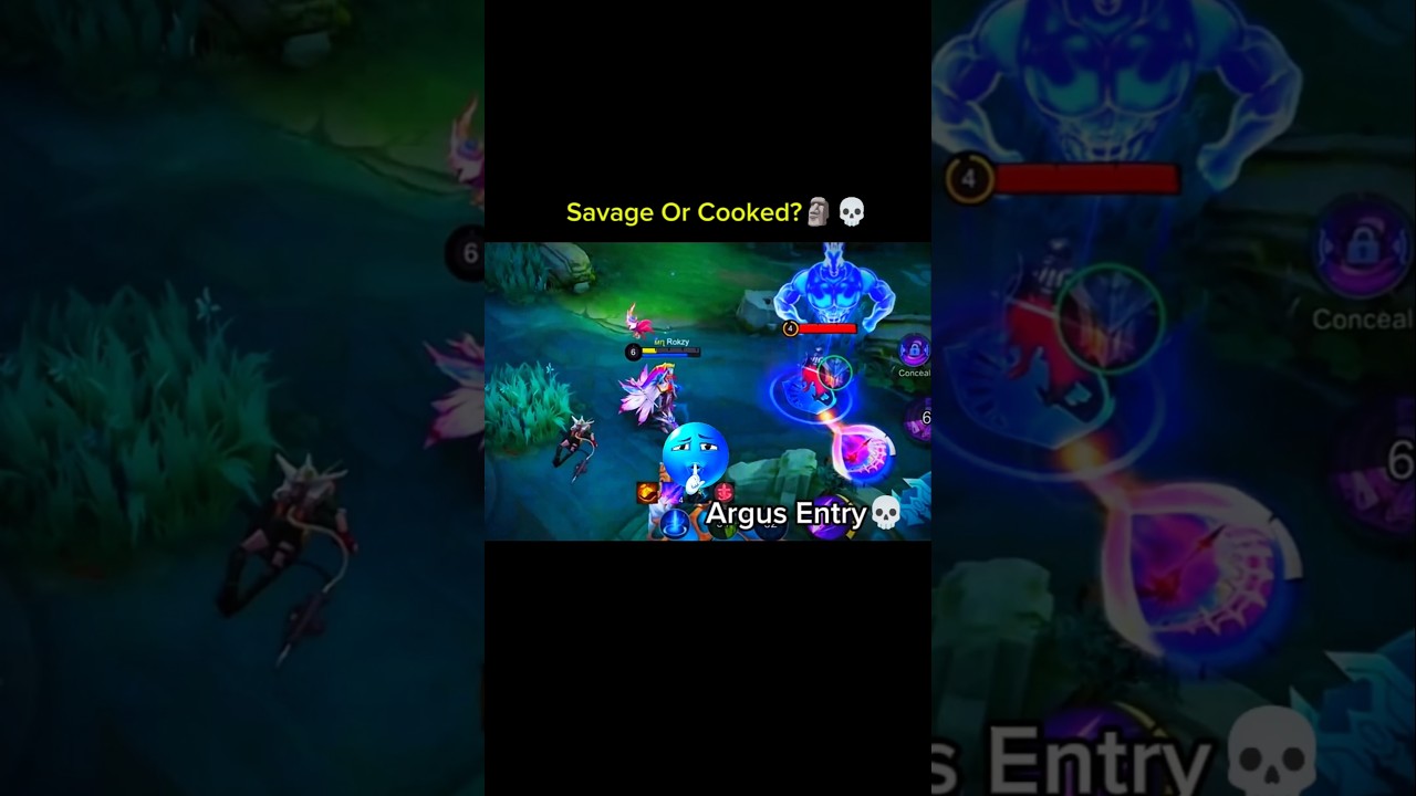 Aura V Aura💀 Argus Entry🗿🔥 #mobalegends5v5 #moba5v5English #moba5v5pippin #alpha #argus #shorts #fyp