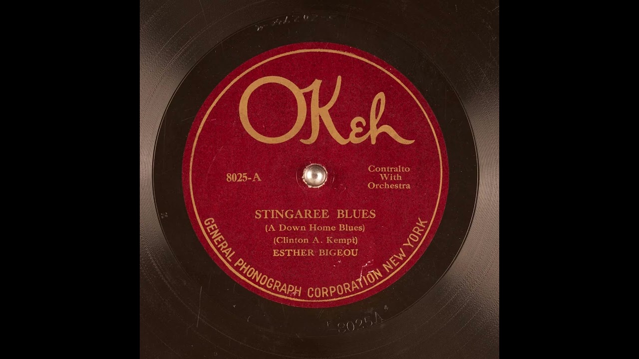 Stingaree Blues (A Down Home Blues) - Esther Bigeou