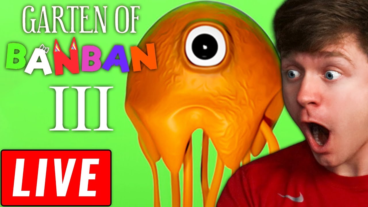 🔴 GARTEN OF BANBAN 3 LIVE! (Full Game)