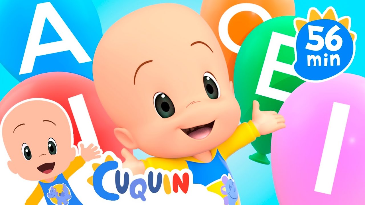 Aprende las vocales con los globos de Colores de Cuquín 🎈🎈| Vídeos educativos para niños