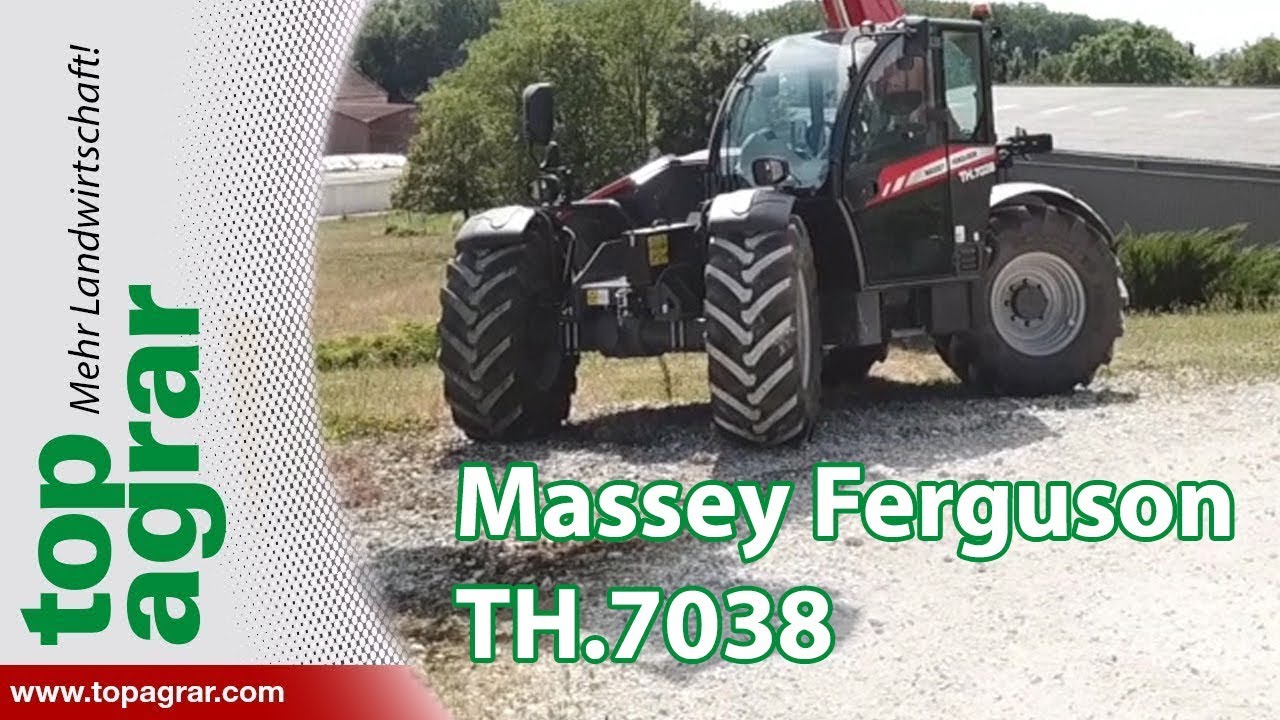 Massey Ferguson TH 7038 - Teleskoplader im top agrar Praxistest