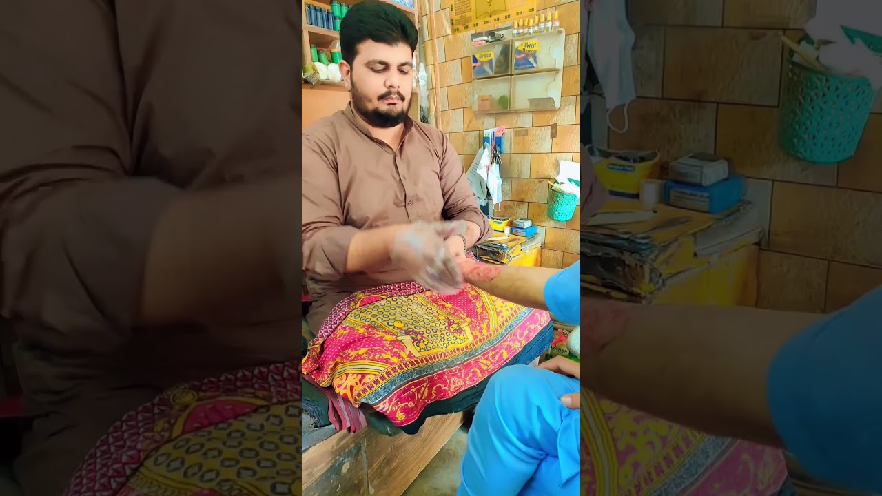 wrist joint twisted treatment #hakeem Muhammad Ahsan Arif Jarrah