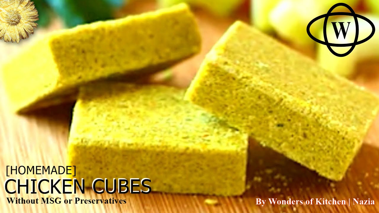 Chicken Stock Cubes without MSG or Preservatives | Bouillon cubes | Hommade Stock Cubes/ Maggi cubes