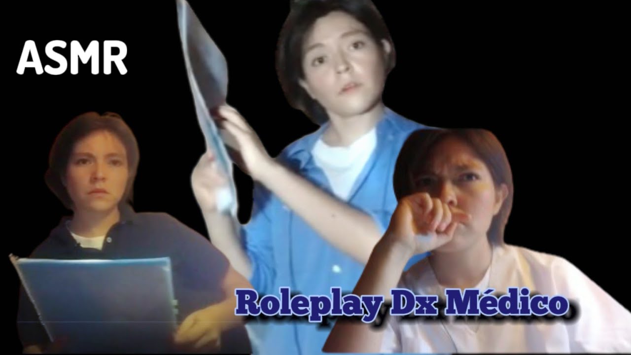ASMR ROLEPLAY médicos te ayudan a dormir en español + keyboard teclado