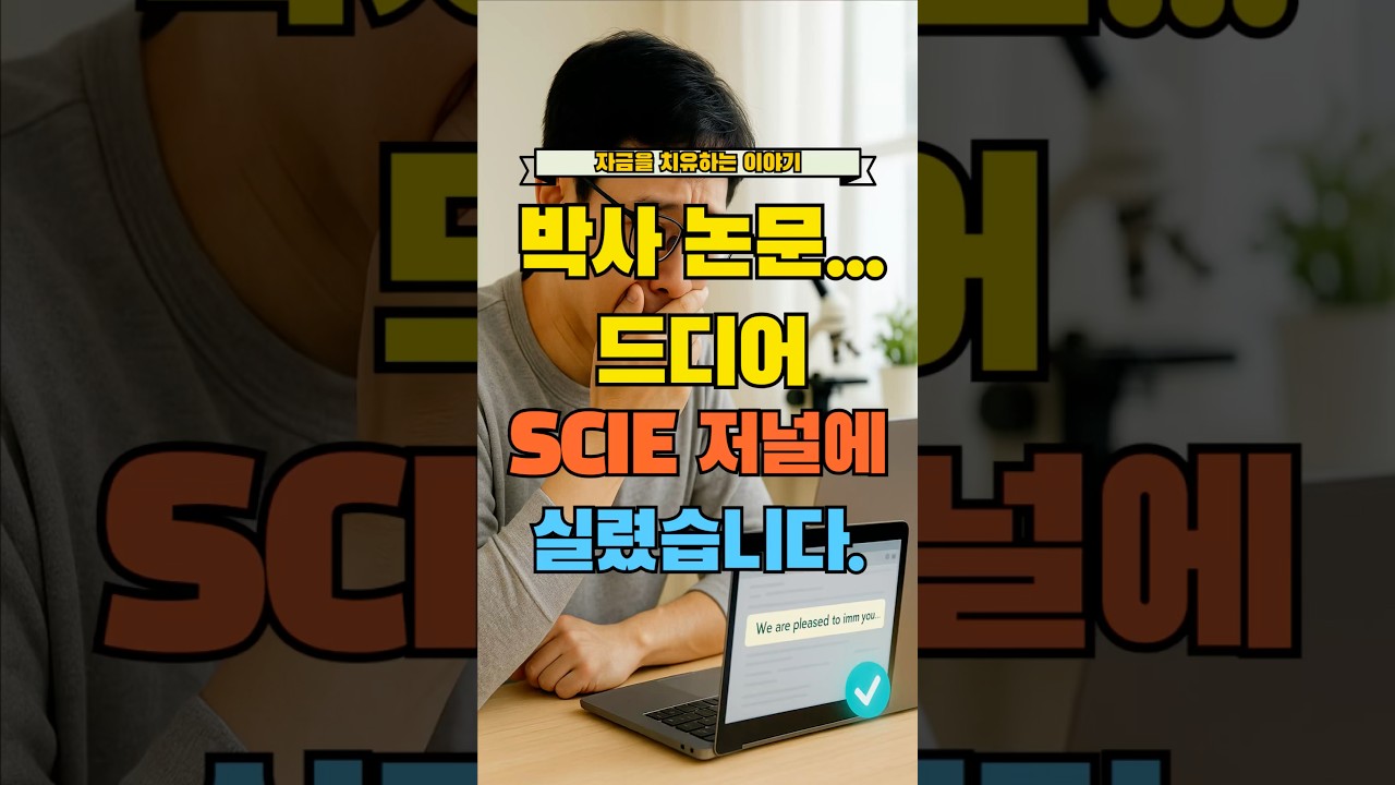 5년의 끝... 지치의 박사논문, 드디어 SCIE 저널에 실리다. #박사논문 #박사학위 #박사졸업 #박사과정 #의학박사 #SCIE #논문게재 #의학논문 #박사학위논문 #박사학위취득