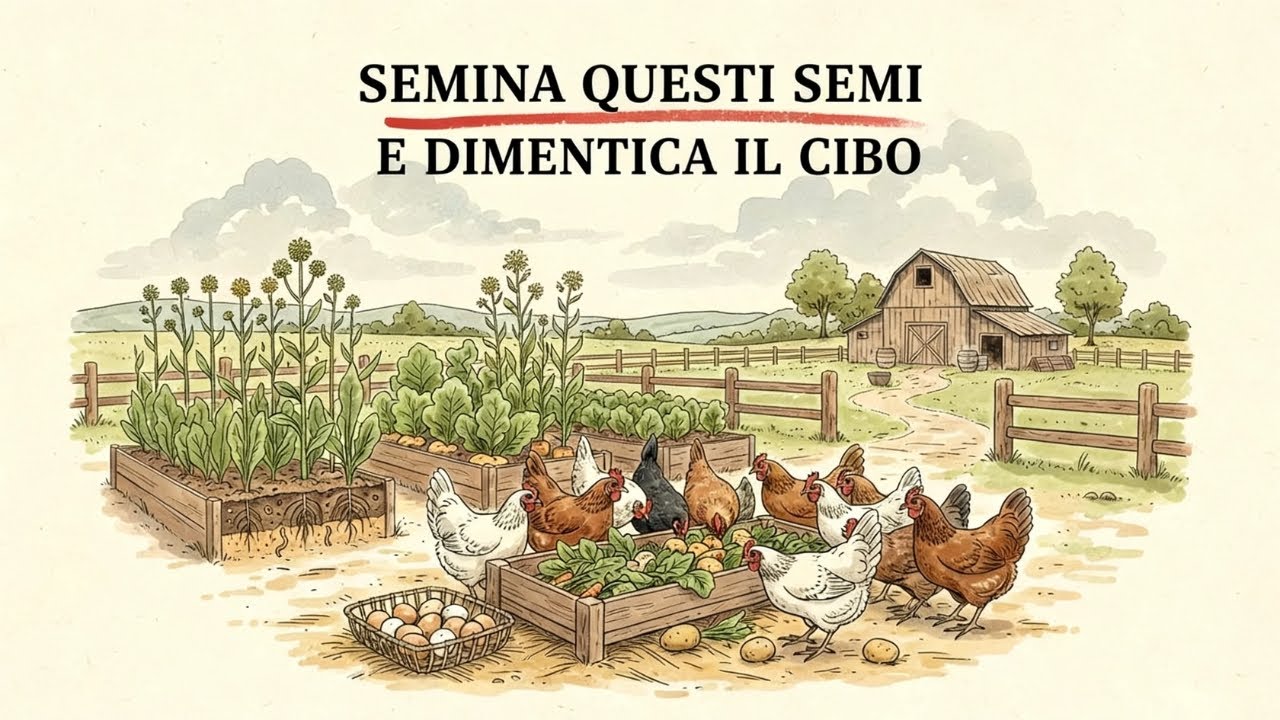 Semina questo a gennaio e le tue galline mangeranno gratis tutto l’anno senza mangimi acquistati