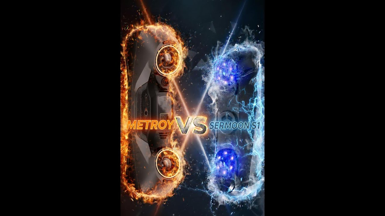 MetroY Pro VS Sermoon S1  Shiny&Black  Object (With subtitles)