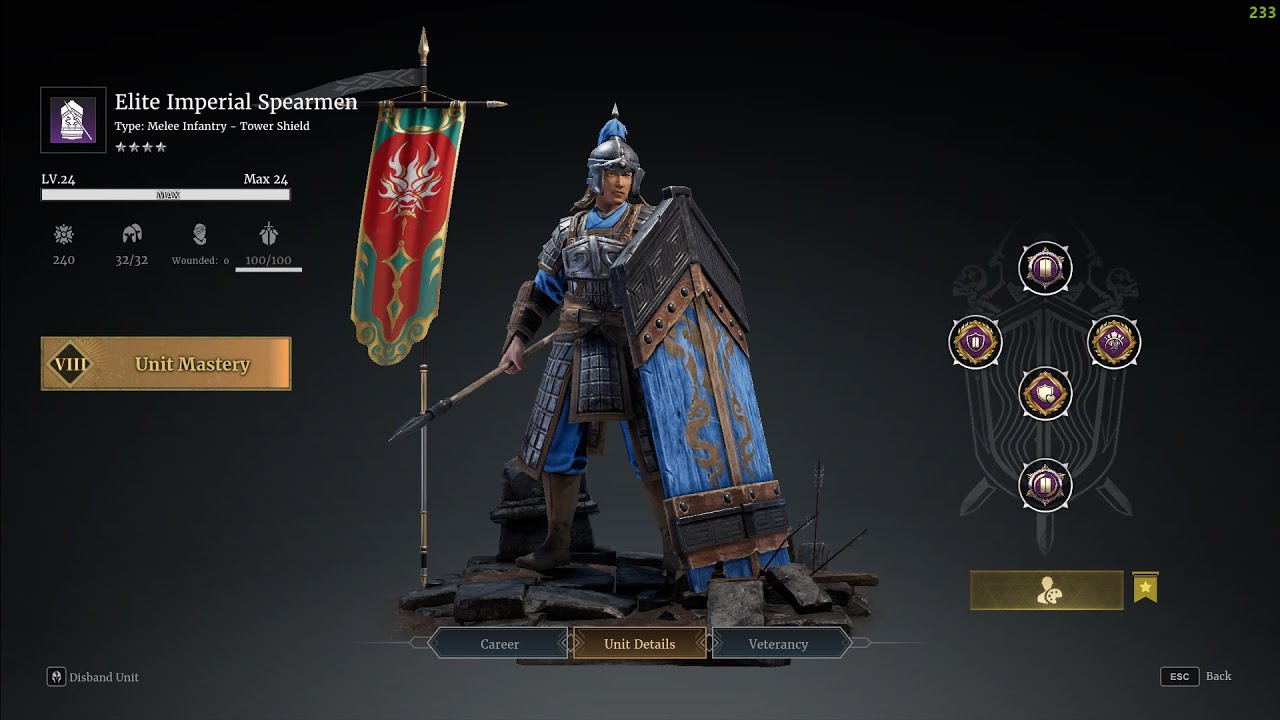 Conqueror's Blade: Imperial Spear Guard Unit Control Guide Guide +Veterancy and Doctrines (Season18)