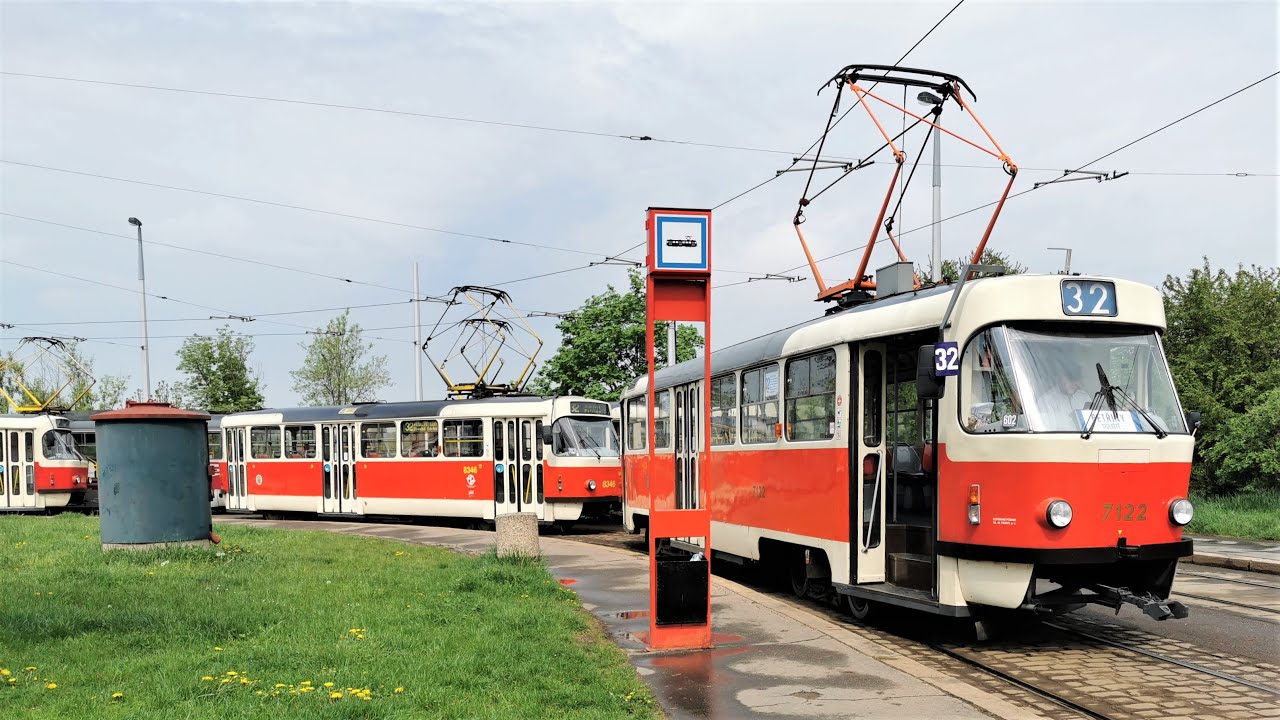 Tatra T3 Trams in Prague, May 2022