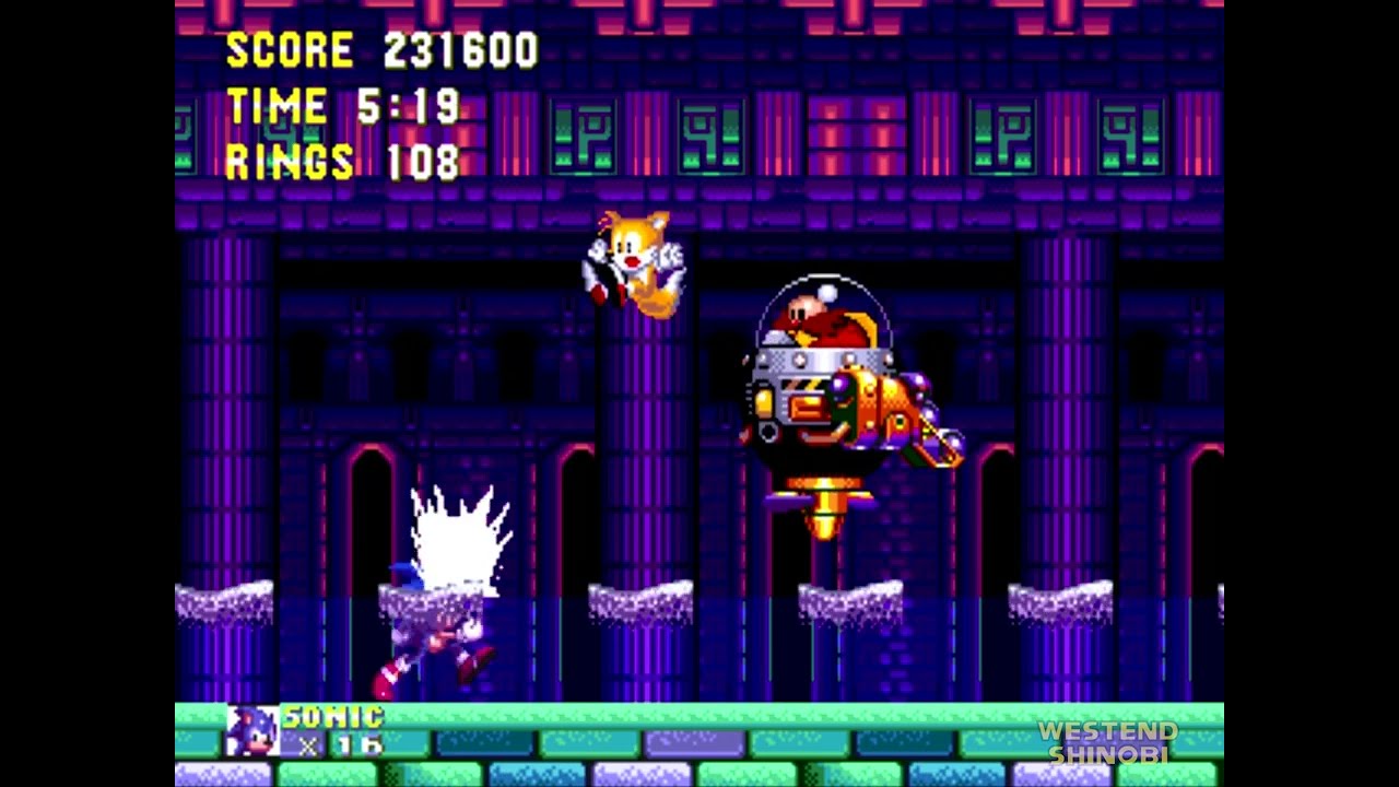 Sonic 3 | All Bosses (No Damage)