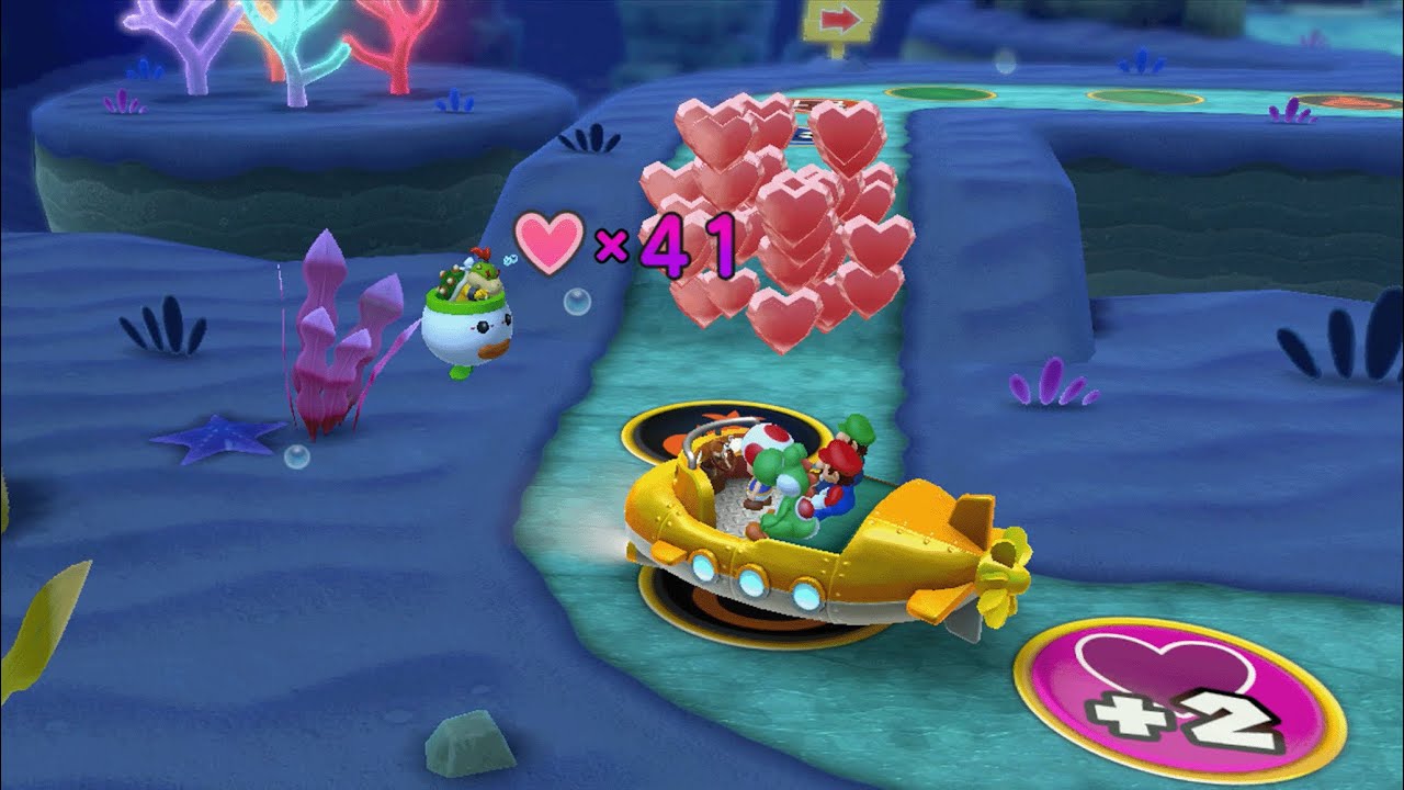 Mario Party 10 - Mario vs Luigi vs Toad vs Yoshi vs Bowser - Whimsical Waters