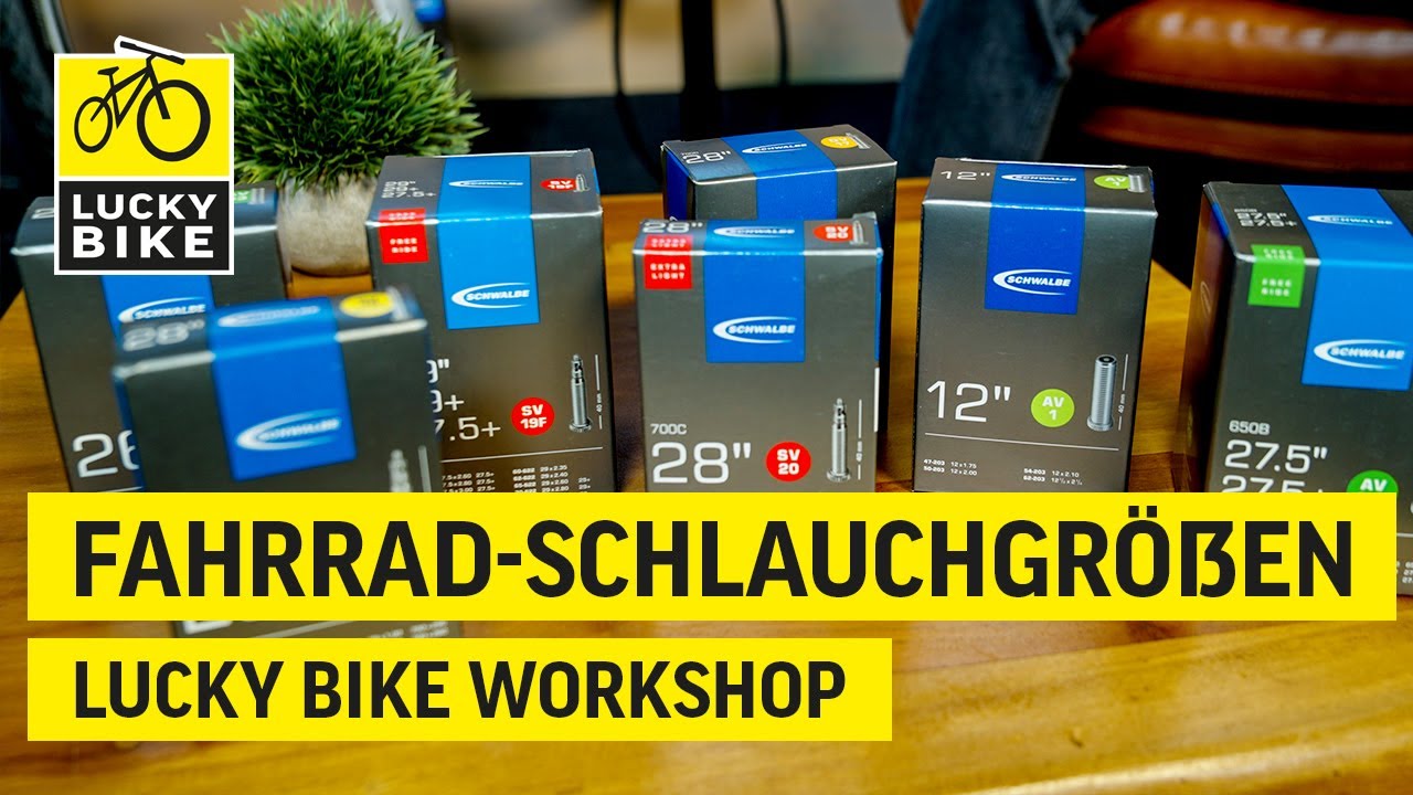 FAHRRAD-SCHLAUCHGRÖẞEN ERKLÄRT | So findest du den passenden Fahrradschlauch!