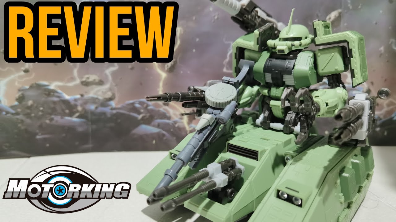 [REVIEW] ZEON Zaku Tank 1/100  - MOTOR KING Plastic Model Kit REVIEW