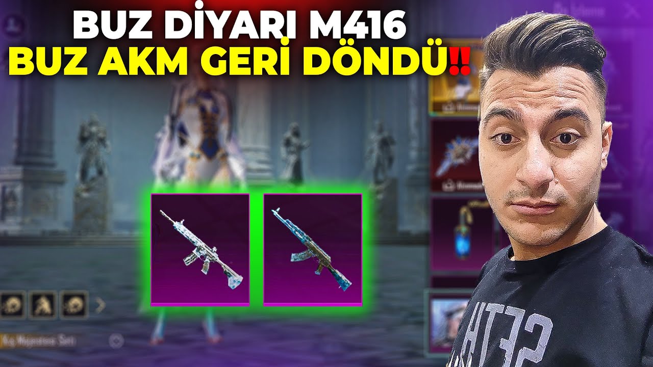BUZ DİYARI M416 VE AKM GERİ GELDİ 😱 SANDIK AÇILIMI - PUBG MOBİLE