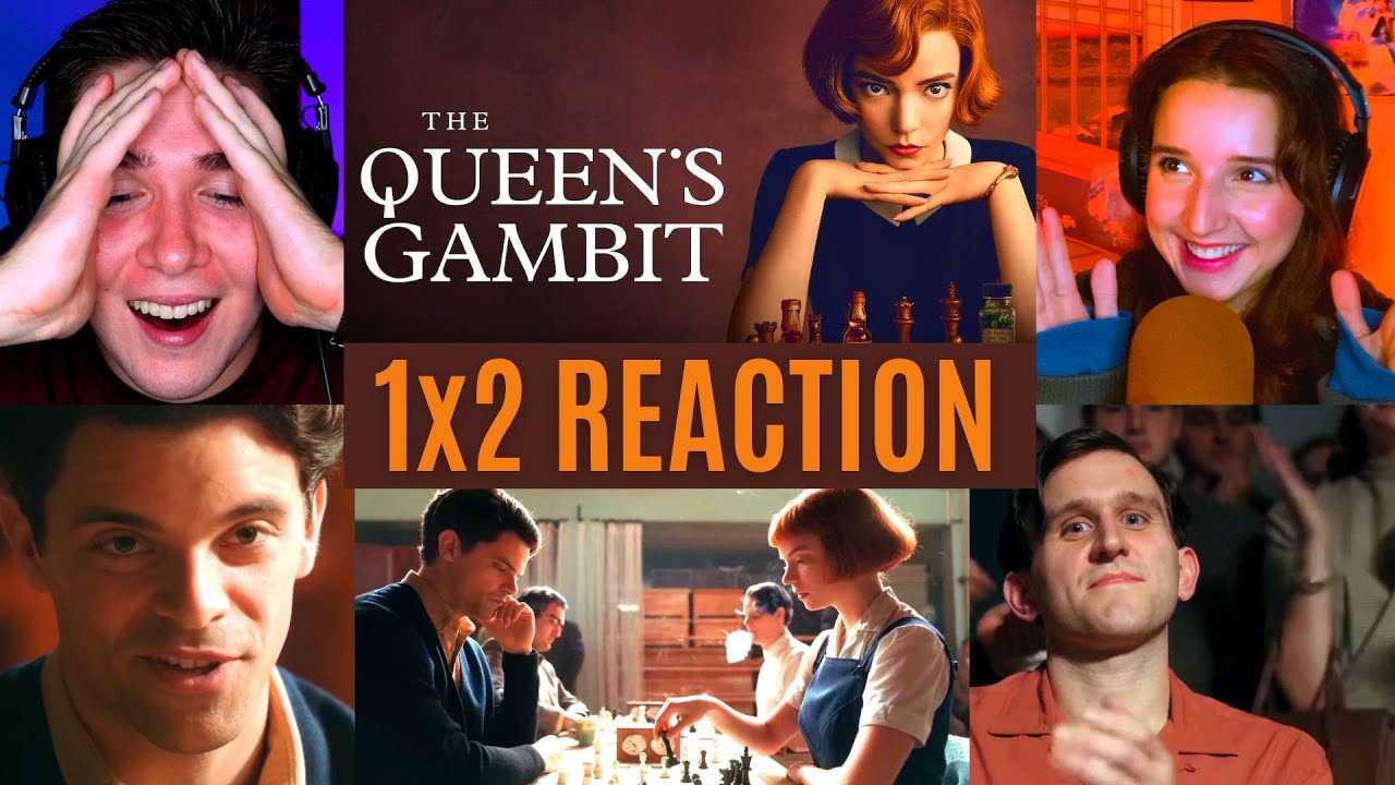РЕАКЦИЯ на *1x2 Ферзевой гамбит* ПЕРВЫЙ НАСТОЯЩИЙ МАТЧ!!! (Смотрю впервые) Телешоу