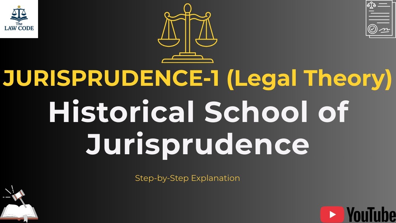 4. Historical School of Jurisprudence | Savigny & Henry Maine Explained.