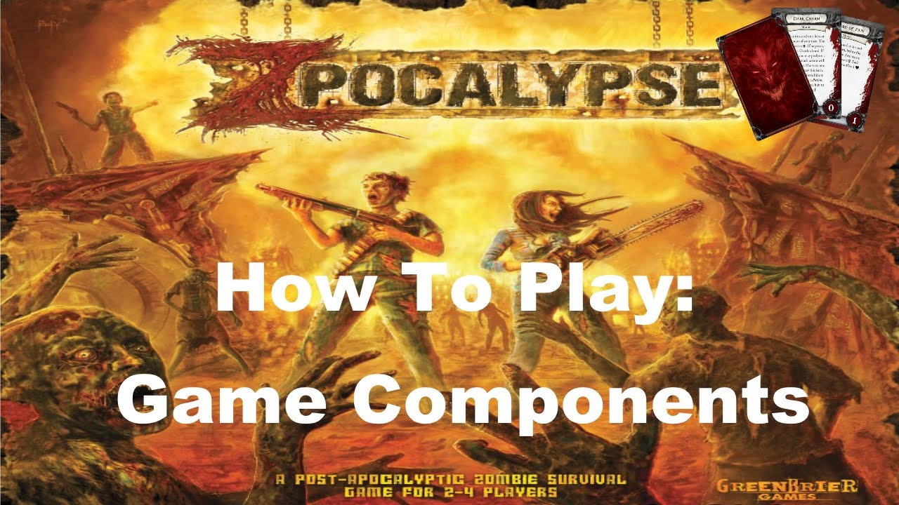 Zpocalypse - How To Play - Pt.1 - Game Components