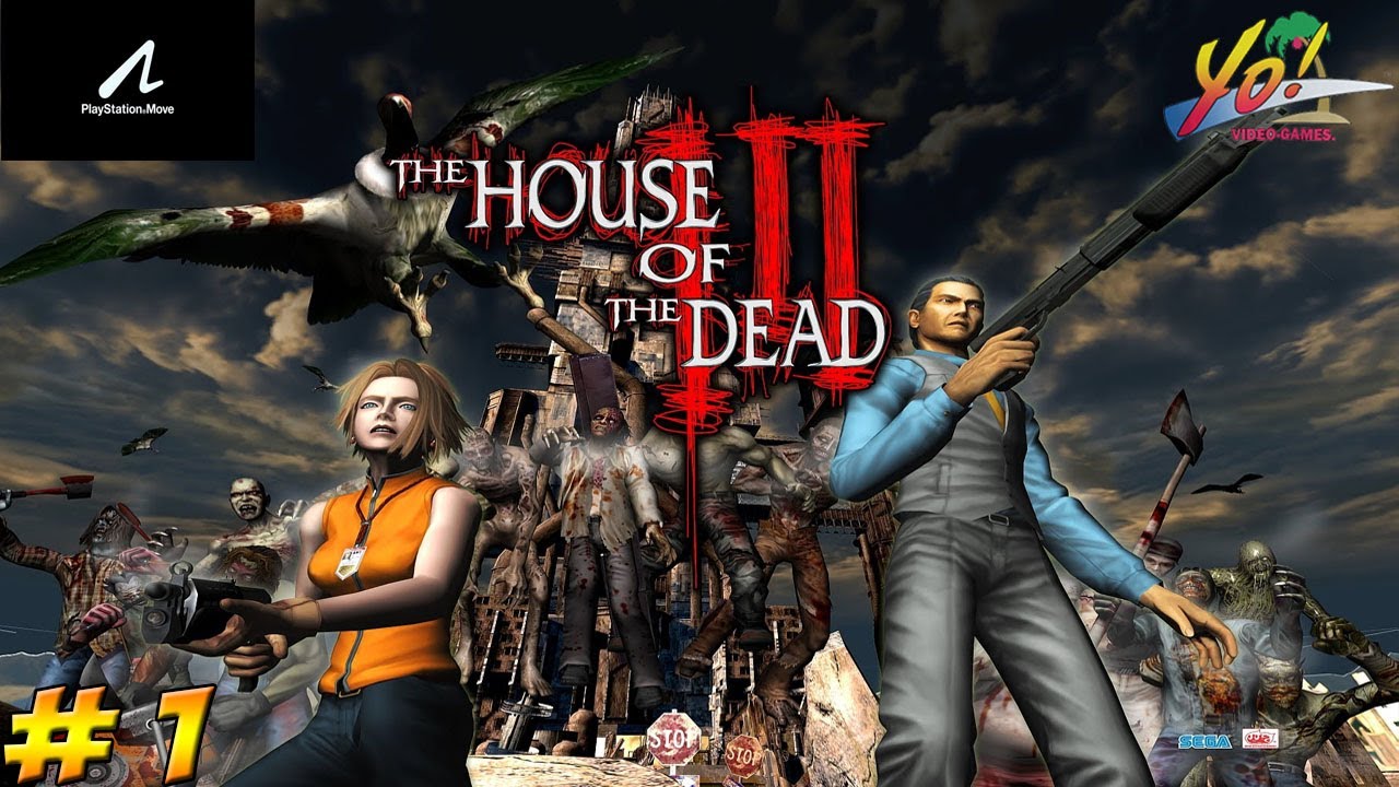 PS Move: The House of the Dead 3! Part 1 - YoVideogames