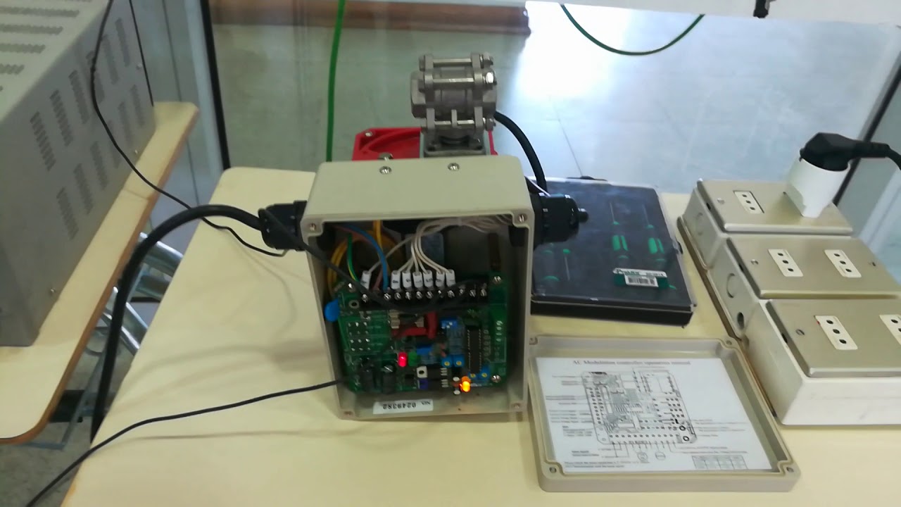 valvula con actuador electrico