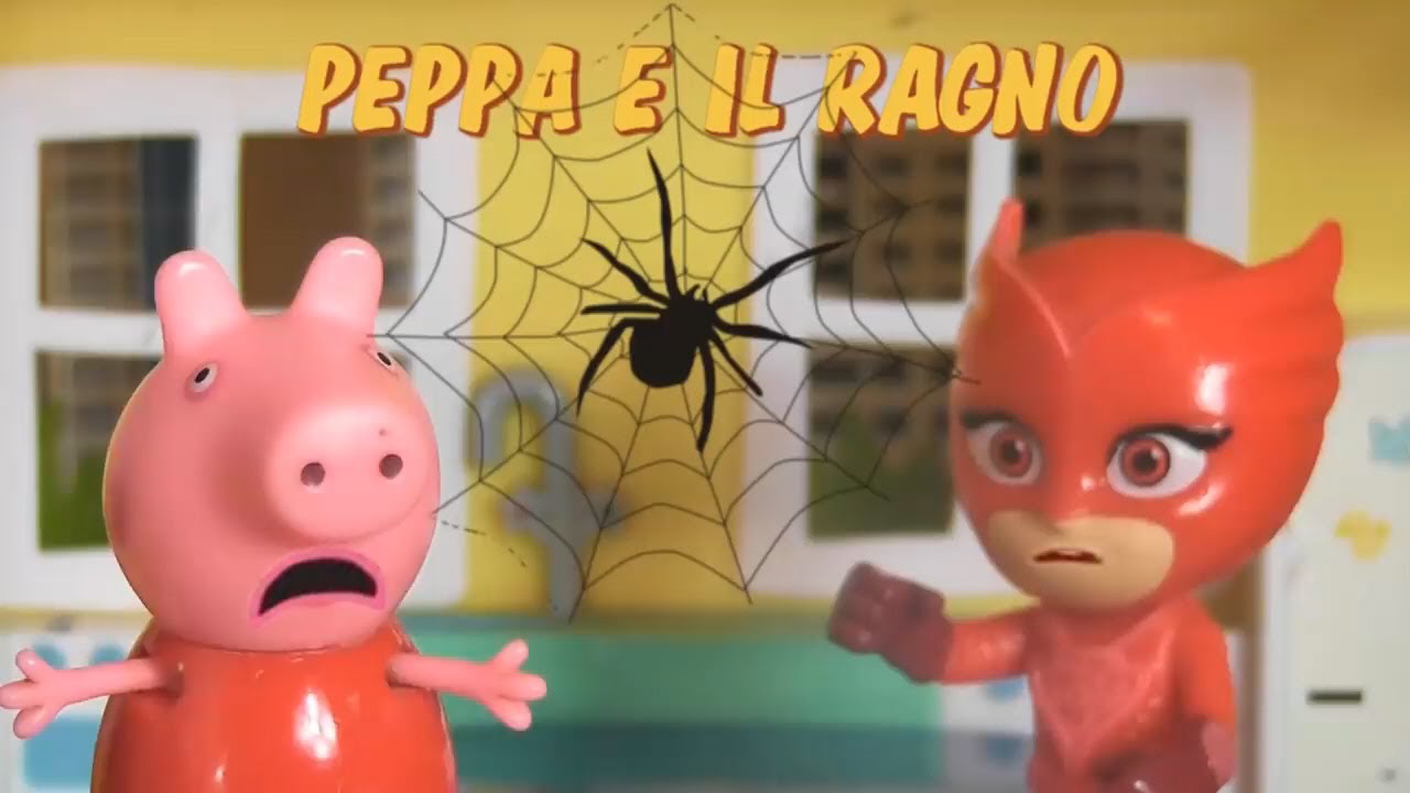 Peppa pig in italiano: PEPPA E IL RAGNO