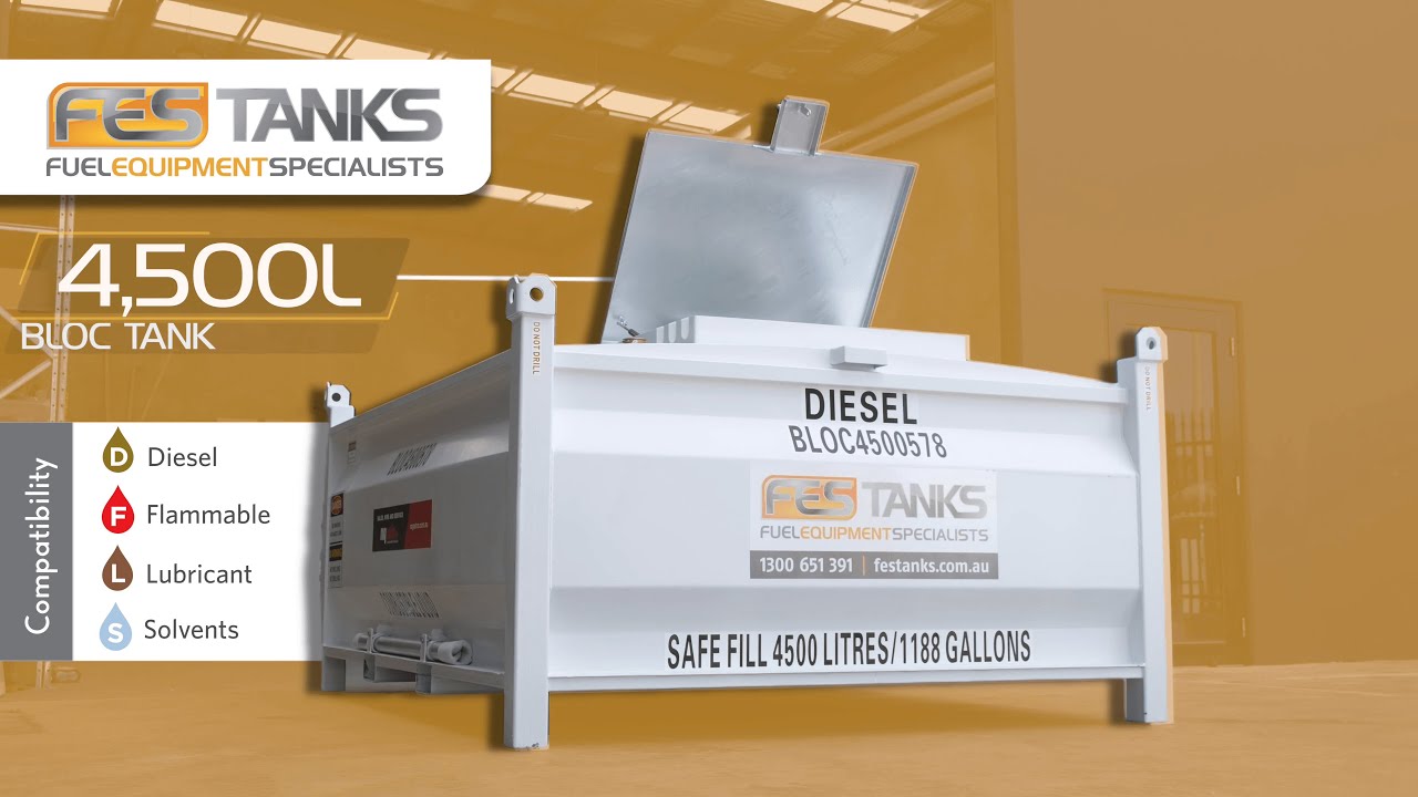 4,500l Self Bunded Fuel Storage Tank - BLOC 4500