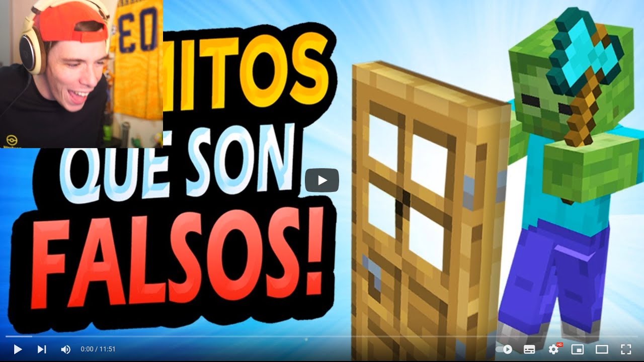 Folagor Reacciona ✅ 10 Mitos de Minecraft Que Son FALSOS!! #10