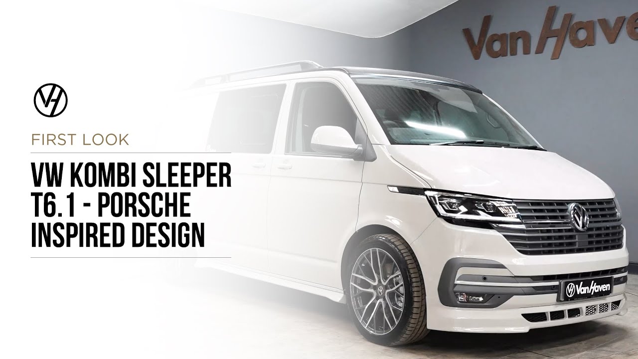 YOU CAN MIX BUSINESS WITH PLEASURE -PORSCHE INSPIRED DESIGN VW KOMBI SLEEPER T6.1 BY VAN HAVEN
