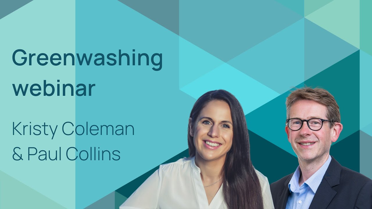 Greenwashing webinar