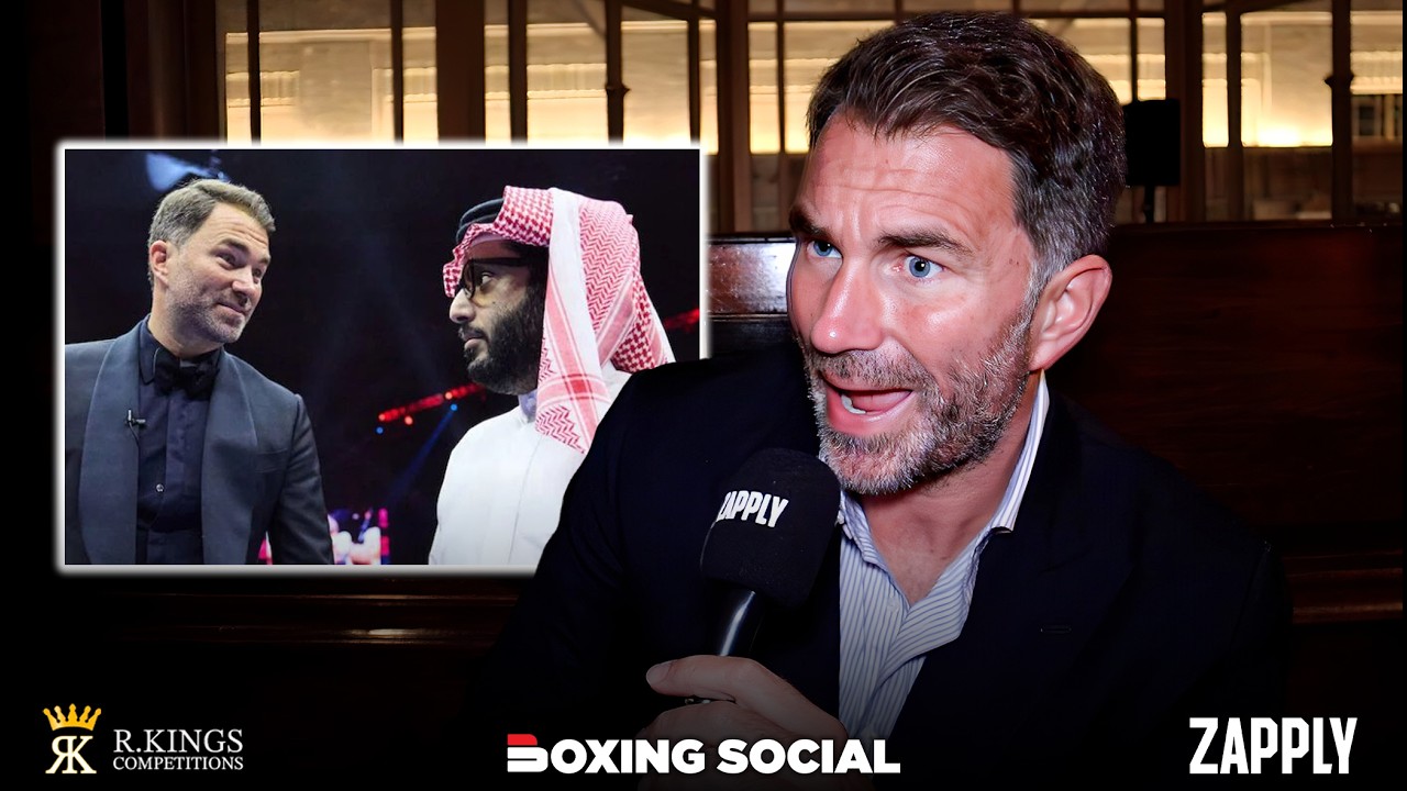 EDDIE HEARN RESPONDS TO TURKI ALALSHIKH TWEET, DANA WHITE FIGHT OFFER, ANTHONY JOSHUA, TOM ASPINALL