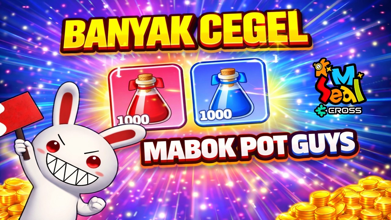CARANYA SEMUDAH INI‼️CEGEL DAN POT AUTO BANYAK‼️KHUSUS PEMULA SEAL M CROSS