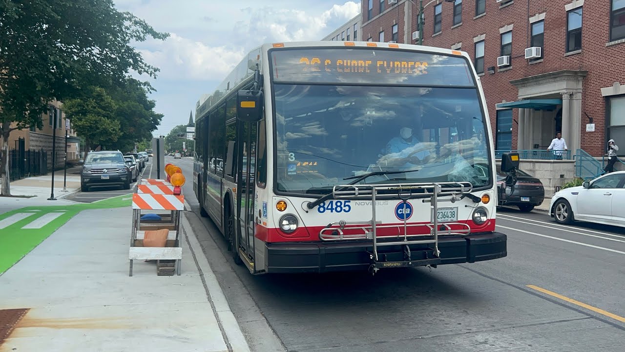 CTA Bus Ride 26 South Shore Express From Houston To Madison CTA Nova Bus Lfs 2023 #8485