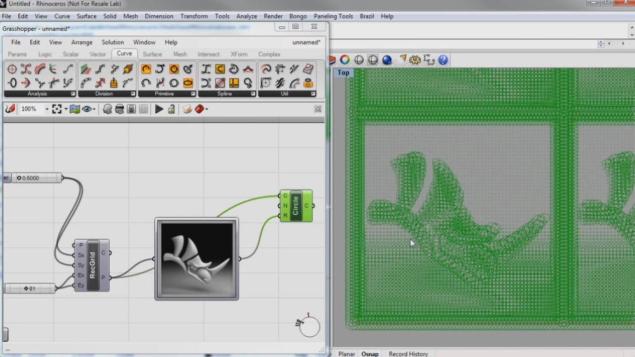 Grasshopper's Image Sampler