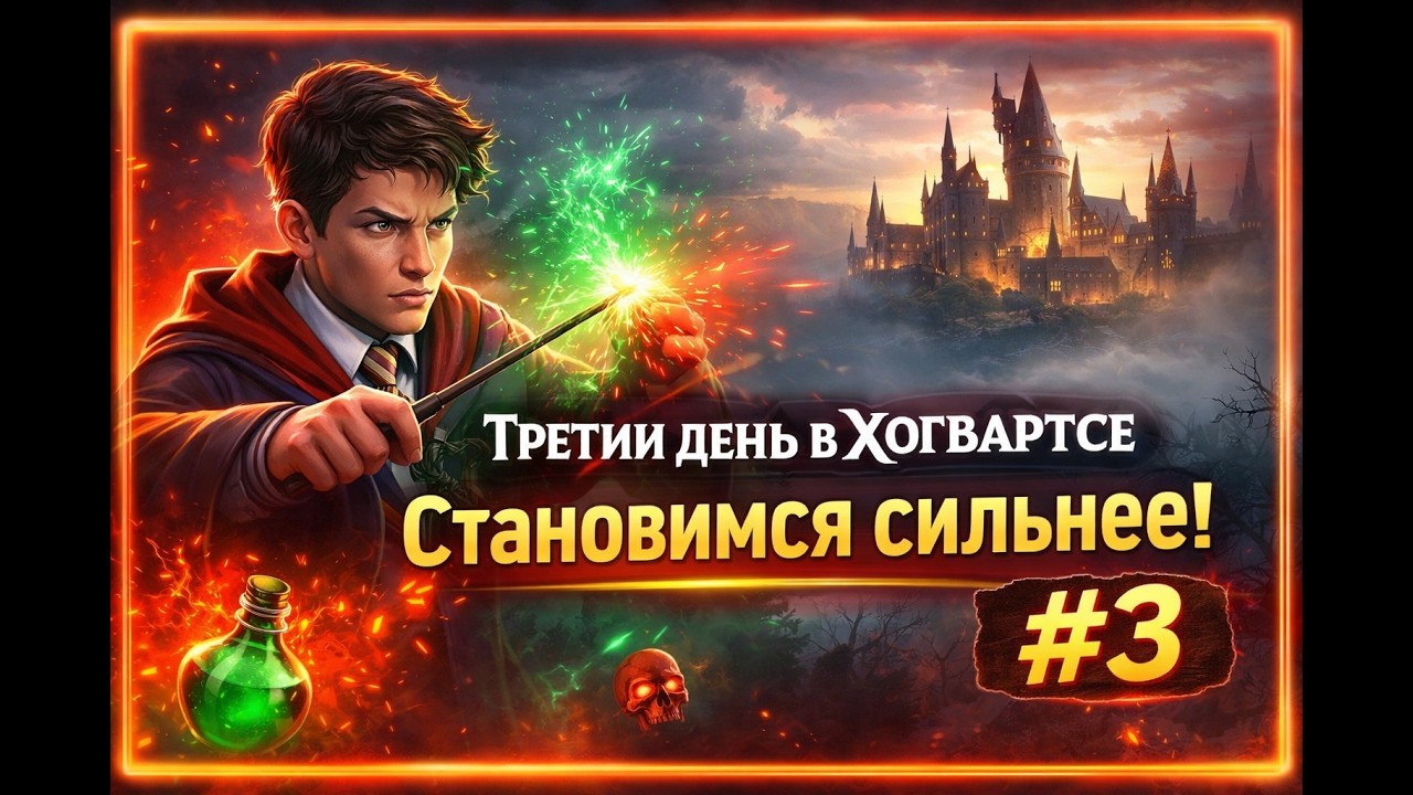 Становимся сильнее! Третий день в Хогвартсе ⚡ Hogwarts: Legacy #3